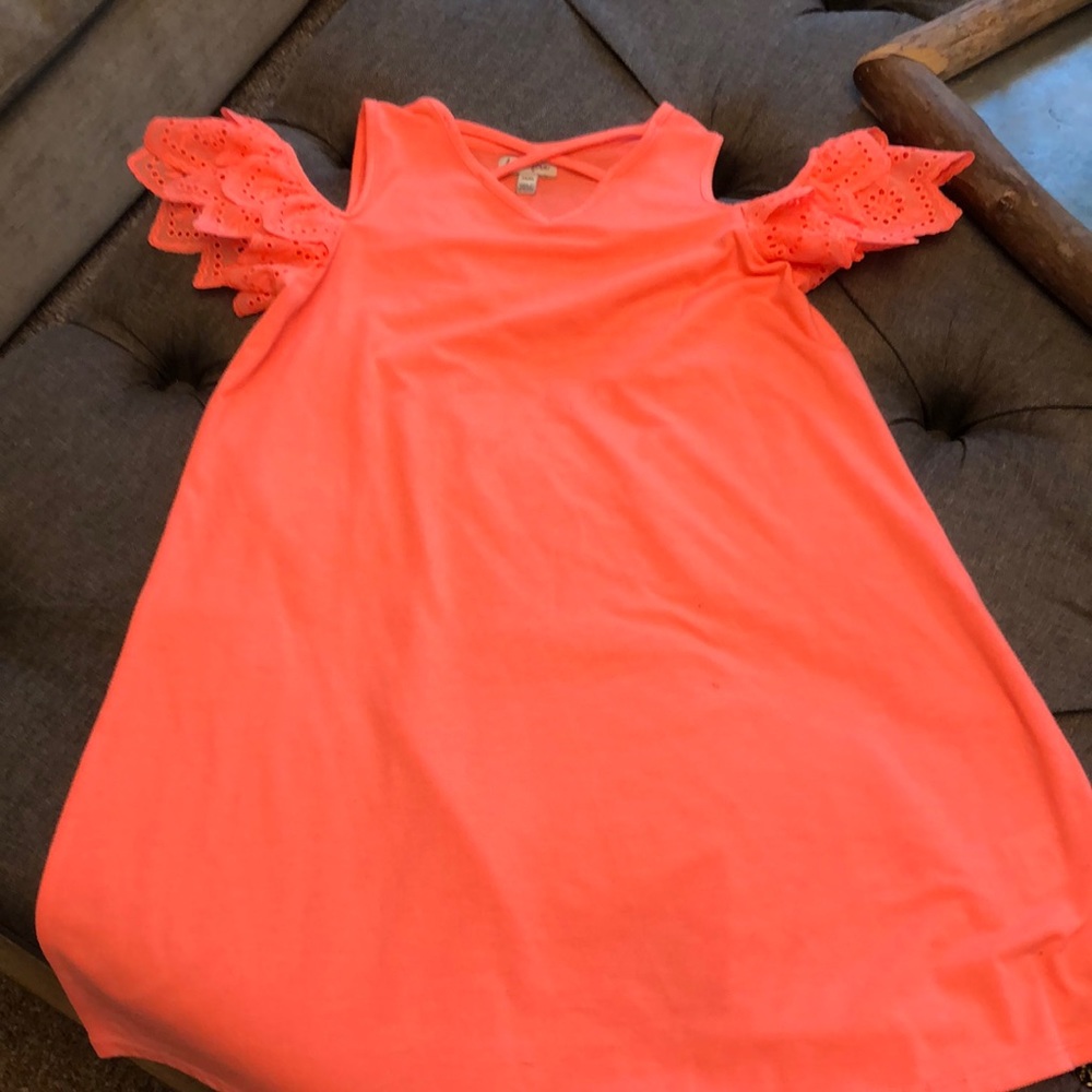 Girls Cold shoulder dress